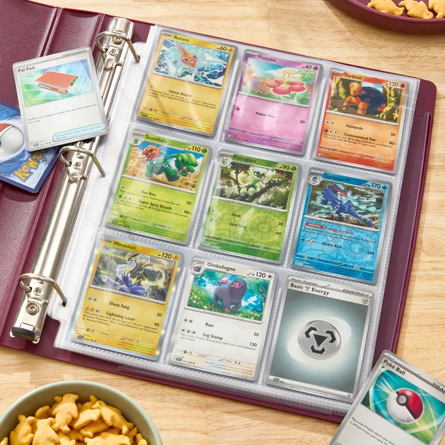 Alt view image 2 of 6 - Pen + Gear 9-Pocket Protective Trading Card Pages, 8.5 in x 11 in, Clear, 10 Count