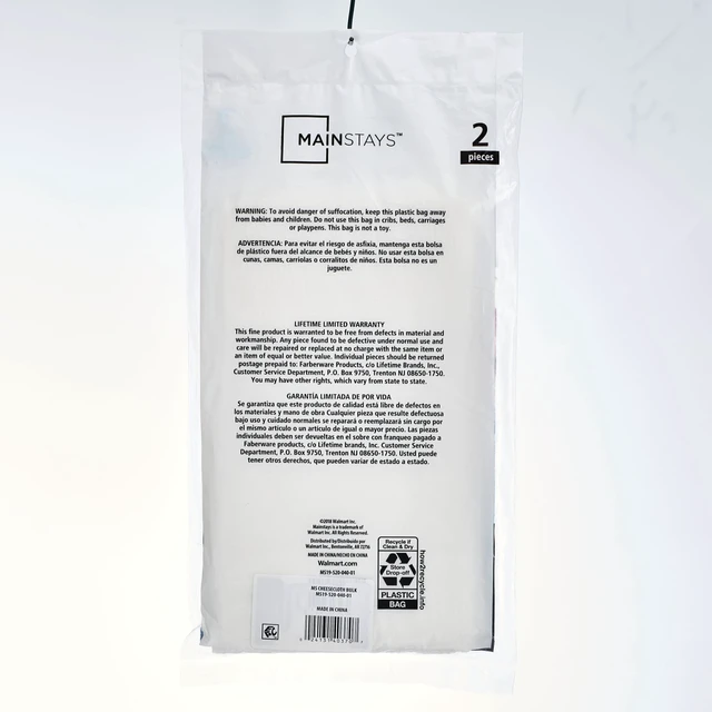 Alt view image 4 of 5 - Mainstays 100% Cotton Cheesecloth, 4 Square Yards, Reusable Mesh Straining Cloth for Cheese Making, Canning, Homemade Nut Milk & Cooking