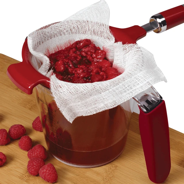 Alt view image 3 of 5 - Mainstays 100% Cotton Cheesecloth, 4 Square Yards, Reusable Mesh Straining Cloth for Cheese Making, Canning, Homemade Nut Milk & Cooking