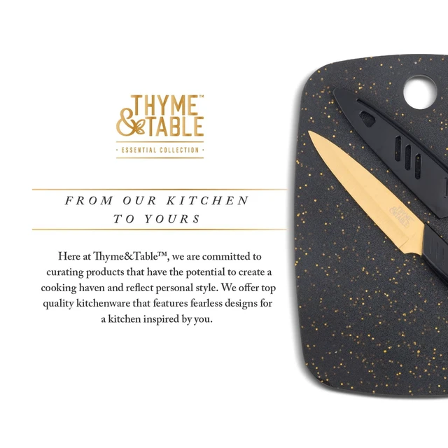 Alt view image 4 of 6 - Thyme & Table Bar Board Cutting Board with 3.5 in Paring Knife, 2-Piece Set