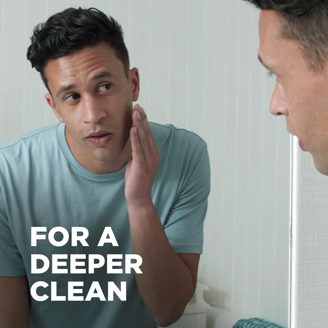Alt view image 3 of 7 - Dove Men+Care Exfoliating Shower Tool Active Clean Scrub, 1 Count