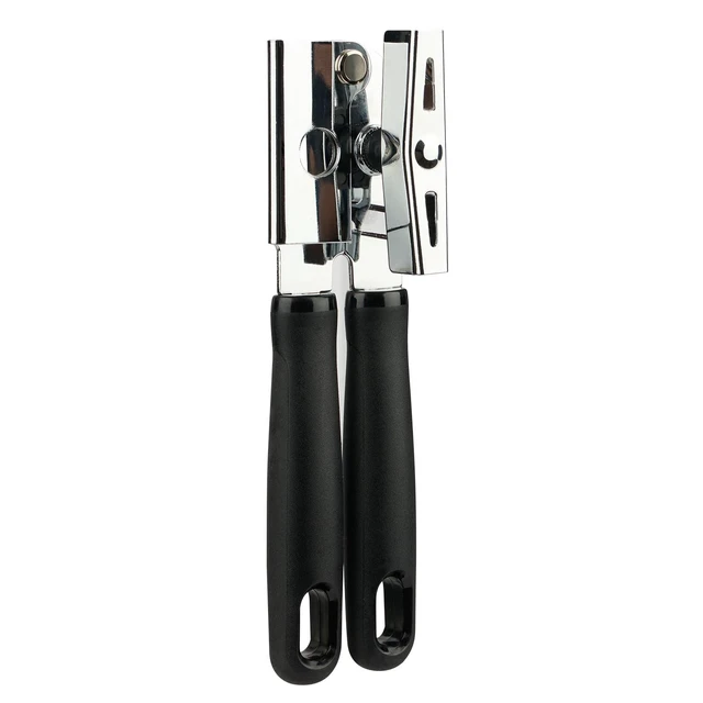 Alt view image 4 of 6 - Mainstays Stainless Steel Comfort Cushion Handle Grip Manual Can Opener, Black