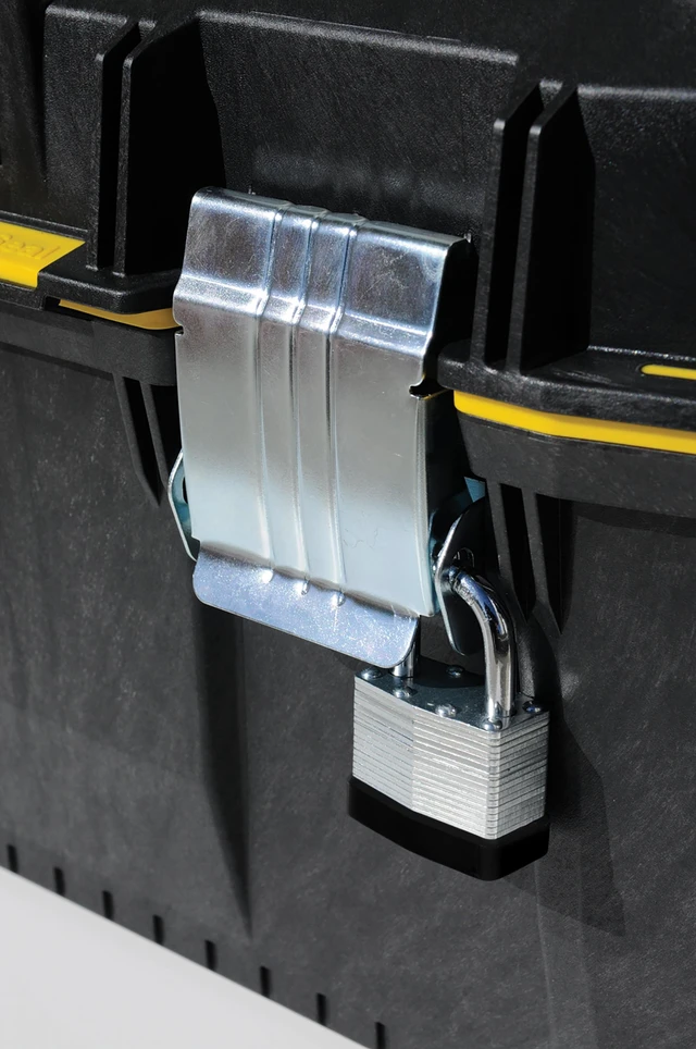 Alt view image 2 of 5 - Hyper Tough 1-3/4 in. (44mm) Laminated Steel Keyed Padlock with 1 in. (25mm) Hardened Steel Shackle