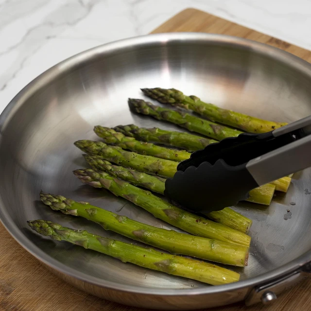 Alt view image 2 of 6 - Mainstays 13 Inch Rust Resistant Nylon End Stainless Steel Dripless Kitchen Tongs