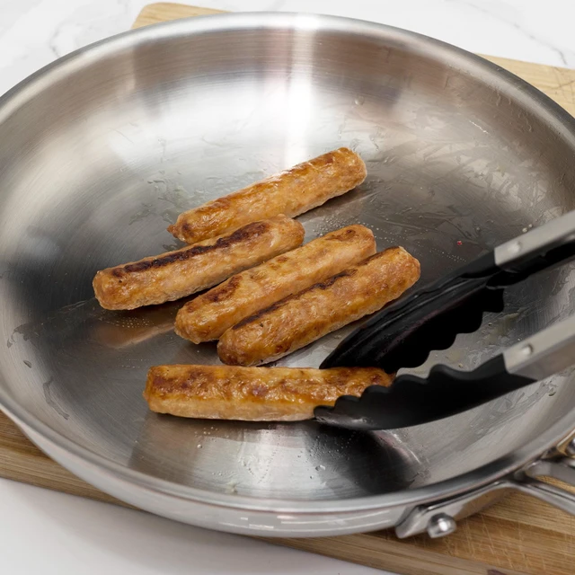 Alt view image 6 of 6 - Mainstays 13 Inch Rust Resistant Nylon End Stainless Steel Dripless Kitchen Tongs