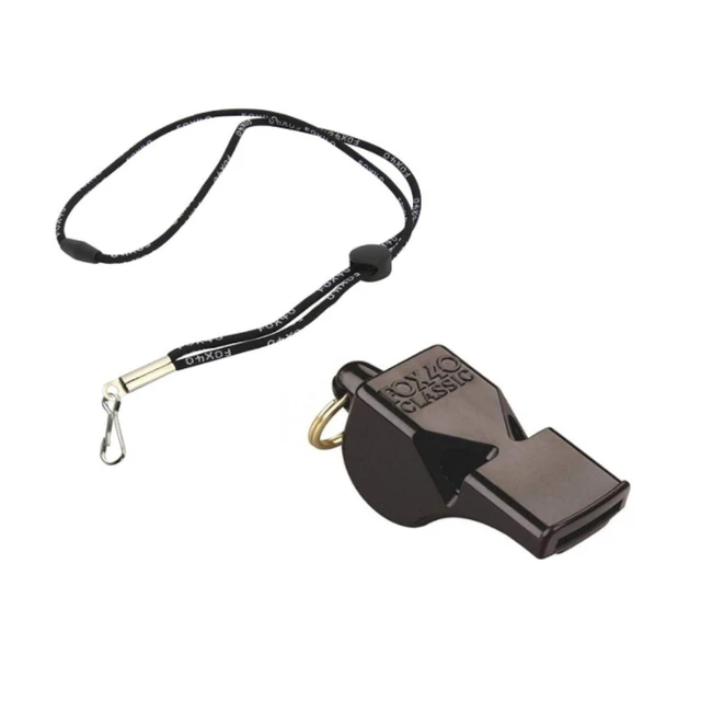 Alt view image 6 of 6 - EastPoint Sports Classic Official Whistle with Lanyard - Black, Pea-less Design