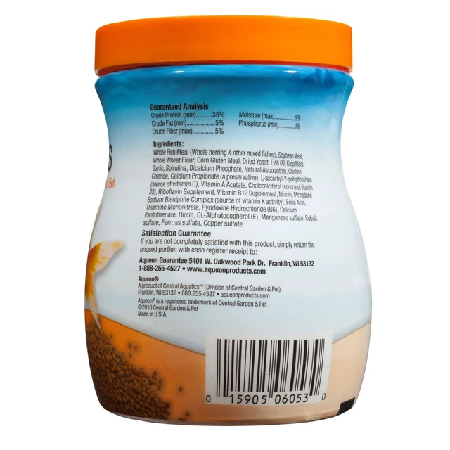 Alt view image 5 of 5 - Aqueon Goldfish Granules Fish Food 5.8 Ounces