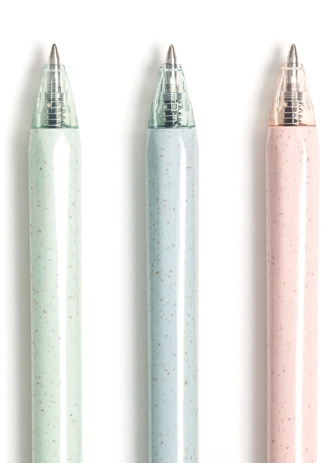 Alt view image 2 of 6 - U Brands U-Eco Gel Pen, Black Ink, Pastel Speckle, 4 Count, 0.7mm