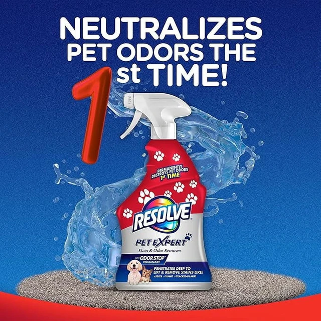 Alt view image 4 of 5 - Resolve Pet Expert Carpet Cleaner Spray for Pets Stains and Odors, 22 oz