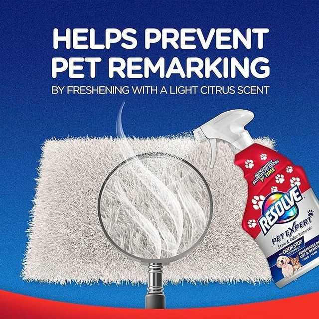 Alt view image 5 of 5 - Resolve Pet Expert Carpet Cleaner Spray for Pets Stains and Odors, 22 oz