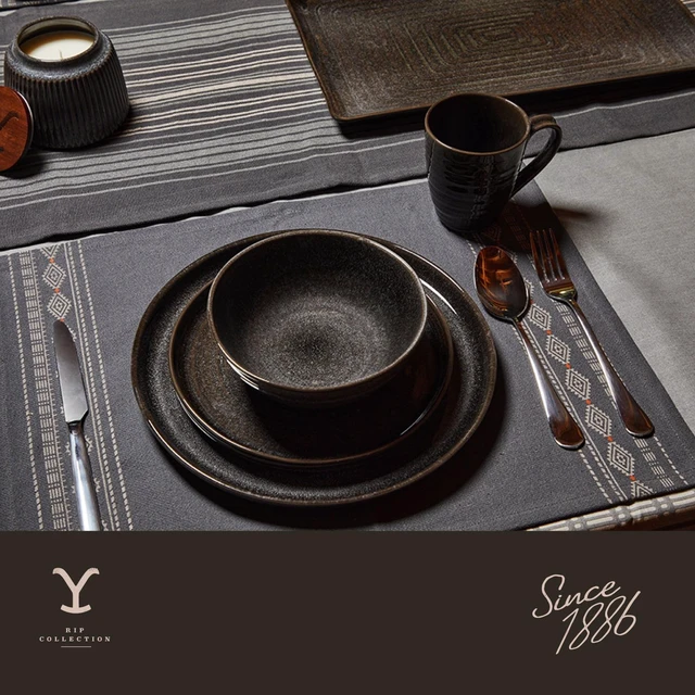 Alt view image 5 of 6 - Yellowstone Rip Ceramic Salad Plate