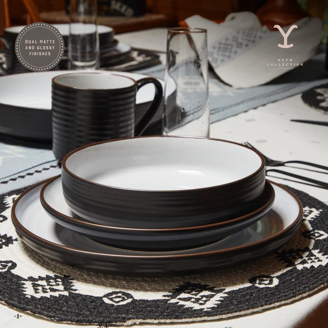 Alt view image 3 of 6 - Yellowstone Beth Ceramic Salad Plate