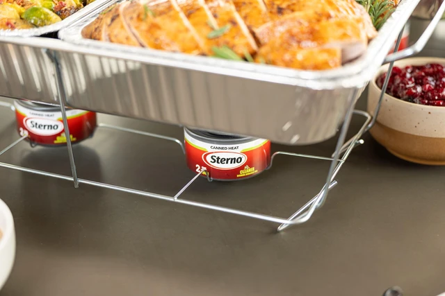 Alt view image 3 of 5 - Sterno Fuel Cans - 2.25 Hour Burn, 2 Pack Chafing Dish Fuel Can Burners for Food Warmer, Chafer Fuel, Canned Heat Ethanol