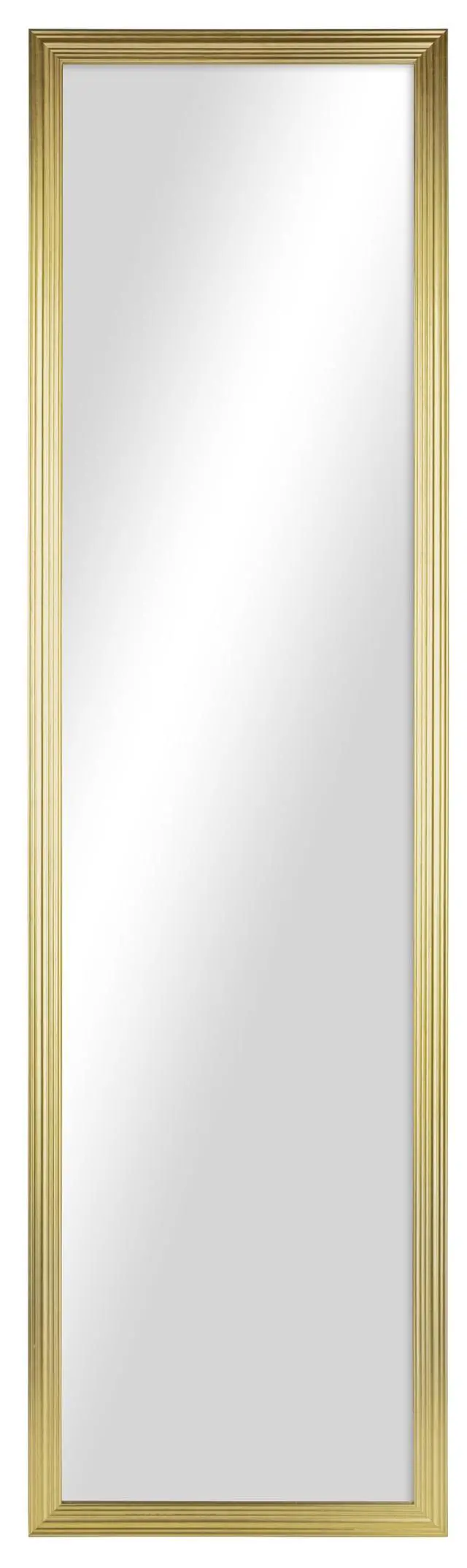 Alt view image 6 of 11 - 13x49 Gold Rectangle Large Wall Mirror for Bathroom or Living Room