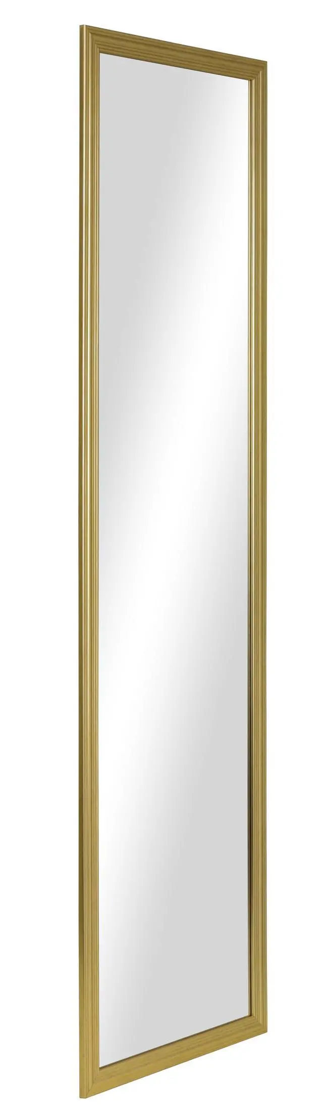 Alt view image 9 of 11 - 13x49 Gold Rectangle Large Wall Mirror for Bathroom or Living Room