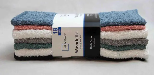 Alt view image 7 of 8 - 18-Pack Washcloth Bundle, Pastel