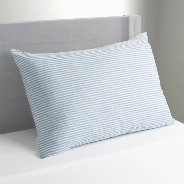 Alt view image 4 of 6 - Standard/Queen Size Firm Bed Pillow,20"x28" Overfilled Support Pillow,Gusseted Microfiber Shell,Hypoallergenic Antimicrobial MachineWashable Sleeping Pillow for Side & Back Sleepers