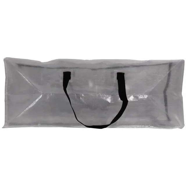 Alt view image 2 of 7 - 2Pack 20 Gallon Moving & Storage Bags,180 GSM Woven Polypropylene,60lb Load Capacity,Wraparound Zipper,Handles & Backpack Straps for Bedding,Clothes & Household Items