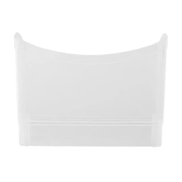Alt view image 3 of 13 - 12 Quart Clear Narrow Plastic Storage Bin,OpenTop Stackable Organizer Container With BuiltIn Handles,for Pantry,Office,Toys & Household Supplies,12.9"×6.7"×9.6"