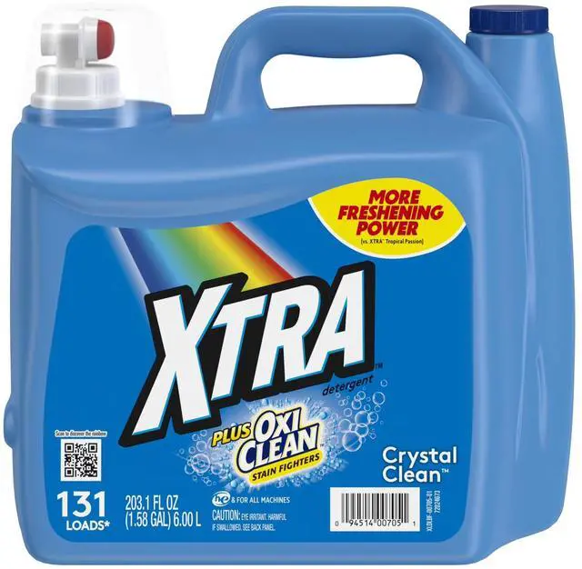 Alt view image 12 of 17 - Plus OxiClean, 131 Loads Liquid Laundry Detergent, 203.1 fl oz