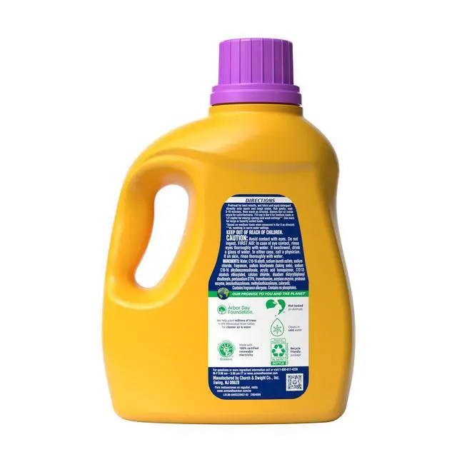 Alt view image 3 of 7 - ARM & HAMMER Plus OxiClean Odor Blasters Liquid Laundry Detergent,96.2 fl oz Fresh Burst Scent,3X OdorFighting Power,101+ Stain Remover,HESafe,Works in Cold Water