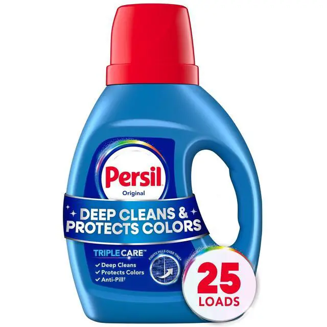 Alt view image 9 of 20 - Persil Deep Clean Liquid Laundry Detergent, Original, 34 fl oz, 25 loads