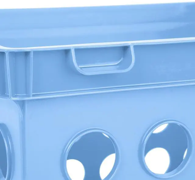 Alt view image 6 of 12 - Sterilite OpenTop Plastic File Storage Crate,Stackable Organizer Bin,Fits Letter & LegalSize Hanging Folders,CarryThrough Handles,BPAFree,For Office,Dorm & School Supplies