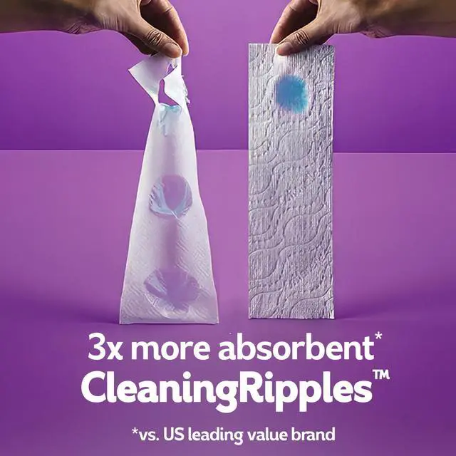 Alt view image 5 of 7 - Enjoy unbeatable comfort* with Cottonelle Ultra Soft Toilet Paper, our softest, most absorbent 2-ply bath tissue yet. Featuring our softest CleaningRipples, this toilet tissue delivers a gentle clean