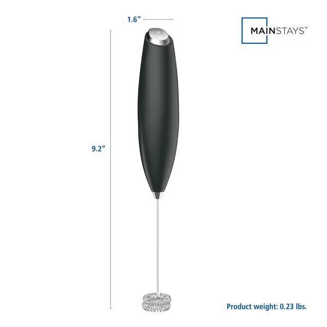 Alt view image 13 of 13 - Mainstays Milk Frother, Battery-Powered Handheld Milk Frother Wand