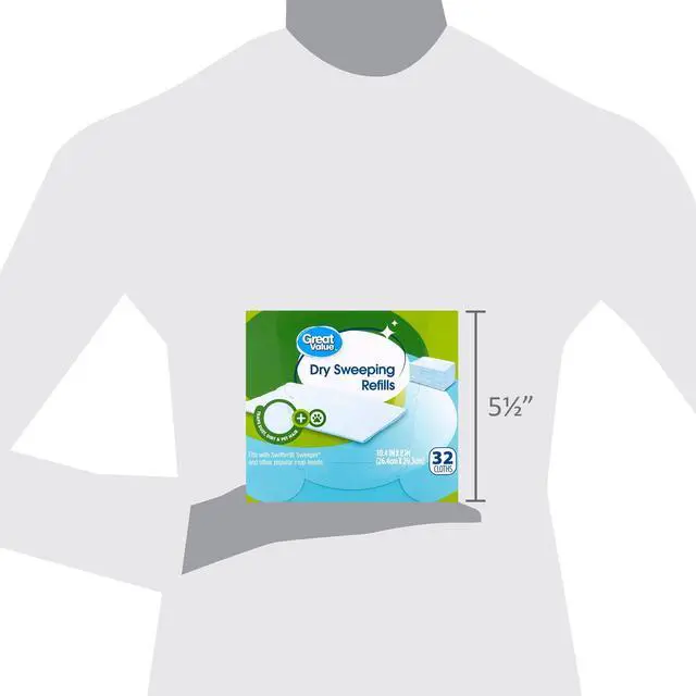 Alt view image 5 of 6 - Great Value Dry Sweeping Cloth Refills, 32 Count