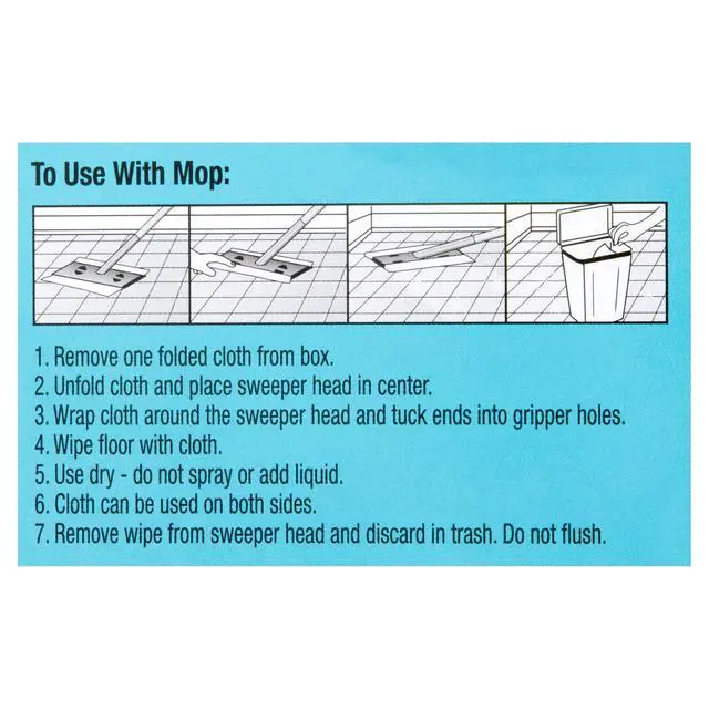 Alt view image 4 of 6 - Great Value Dry Sweeping Cloth Refills, 32 Count