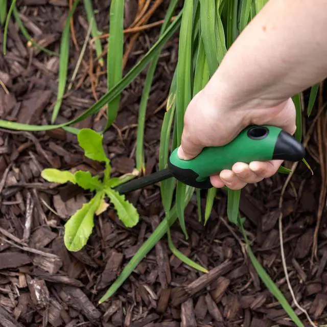 Alt view image 4 of 5 - Expert Gardener Steel Hand Weeder, Compact Manual Weed Puller Tool, Ergonomic Handle, RustResistant Durable Steel Blade for Root Weeding & Garden Maintenance