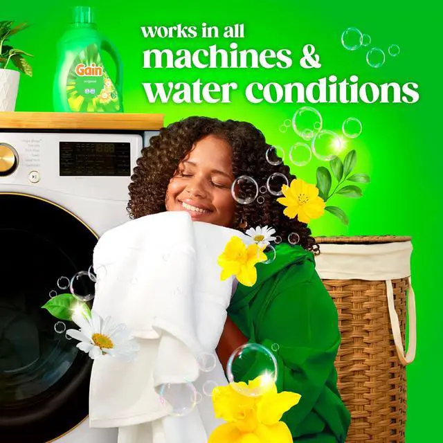 Alt view image 2 of 7 - Gain Original Scent Liquid Laundry Detergent, 81 fl oz, 61Loads, Powerful Odor Defense, LongLasting Citrus & Floral Freshness, Compatible With All Washing Machines