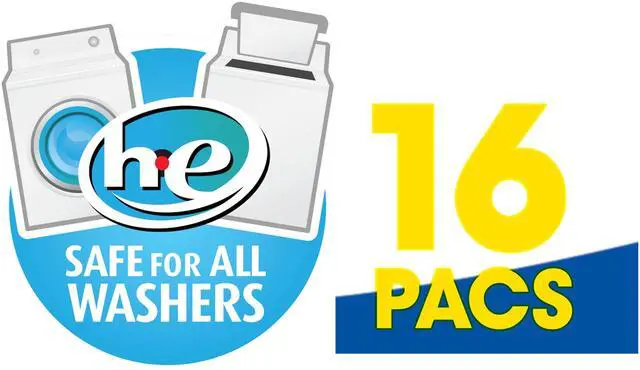 Alt view image 6 of 7 - Great Value Premium Clean TripleChamber Laundry Detergent Power Pacs, Original Scent, 16Count, StainFighting, Whitening & ColorSafe Pods, Effective ColdWater Laundry Cleaner