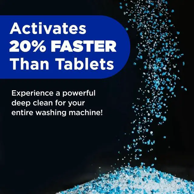 Alt view image 7 of 7 - Tide Washing Machine Cleaner Powder Packets with Oxi & TAED, 4Count, Deep OdorEliminating Residue Remover, Compatible with HE & NonHE FrontLoad & TopLoad Washers