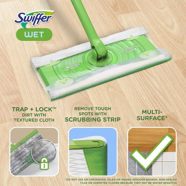 Alt view image 4 of 7 - Swiffer Mop & Go Wet Refills, Fresh, 24 Count