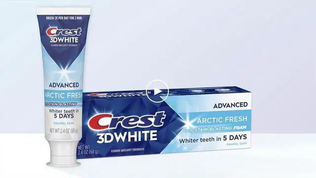 Alt view image 3 of 7 - Crest 3D White Advanced Arctic Fresh Whitening Toothpaste, 3.3 oz