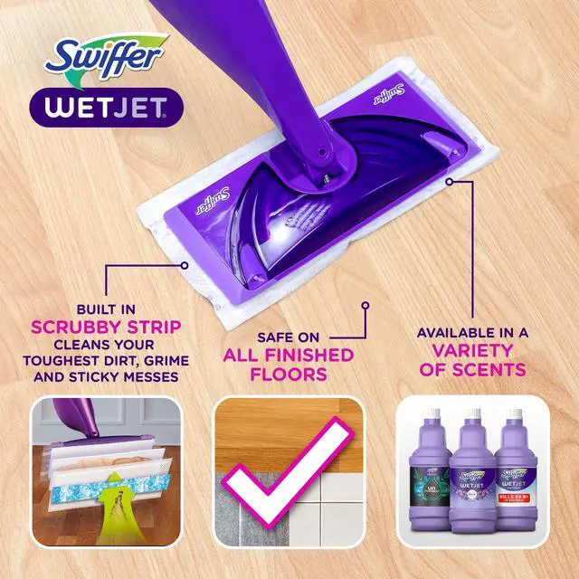 Alt view image 2 of 7 - Swiffer Wet Jet Solution Refill, Lavender, 1 x 42.2 fl oz