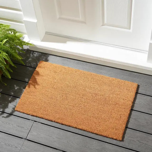 Main image of Mainstays Indoor and Outdoor Plain Coir Doormat, 18" x 30" - 1 Piece