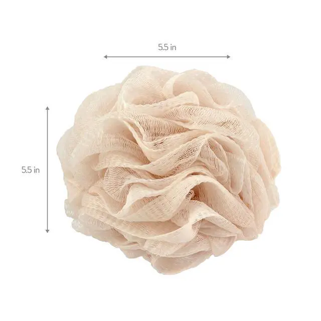 Alt view image 3 of 4 - Jumbo Mesh Bath Sponges, 2 Count, Color May Vary