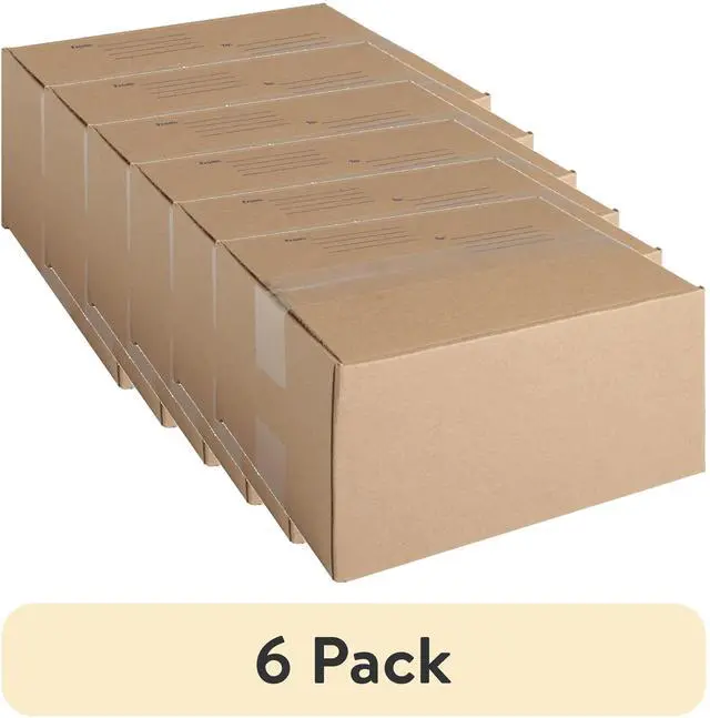 Main image of (6 pack) Pen+Gear Medium Shipping Box with 32 ECT, Kraft, 11 x 7.5 x 5.5 Inches