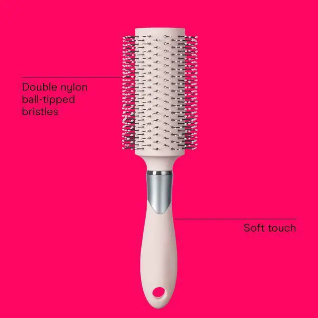 Alt view image 3 of 6 - Conair Smooth & Dry Large Round Brush for Blow-Dry Styling, Volumizing Hair Brush
