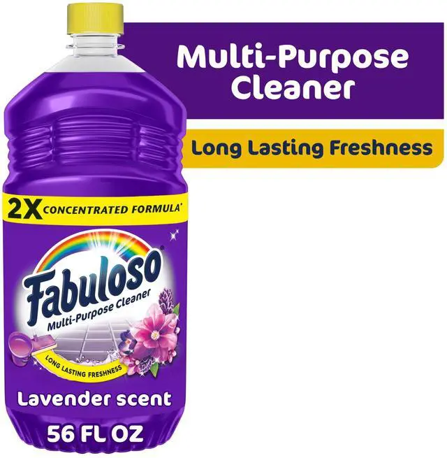 Main image of Fabuloso 2X Multi-Purpose Cleaner, No Rinse Floor Cleaner, Lavender Scent, 56 fl oz