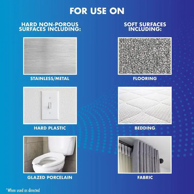 Alt view image 5 of 7 - Lysol Disinfectant Spray, Sanitizing and Antibacterial Spray, Deodorizer, Crisp Linen, 19 oz