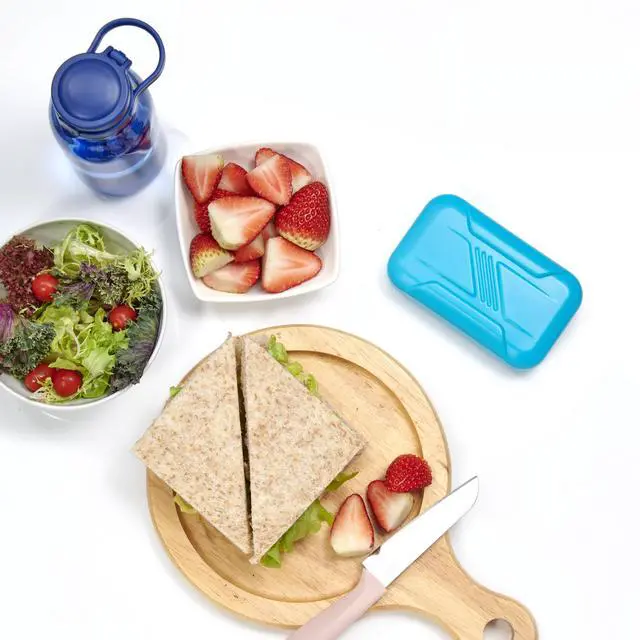 Alt view image 4 of 6 - (5 pack) Your Zone Kids Reusable Slim Ice Pack for Food Storage, Lunch Box Ice Pack, Lightweight, Neon Aqua