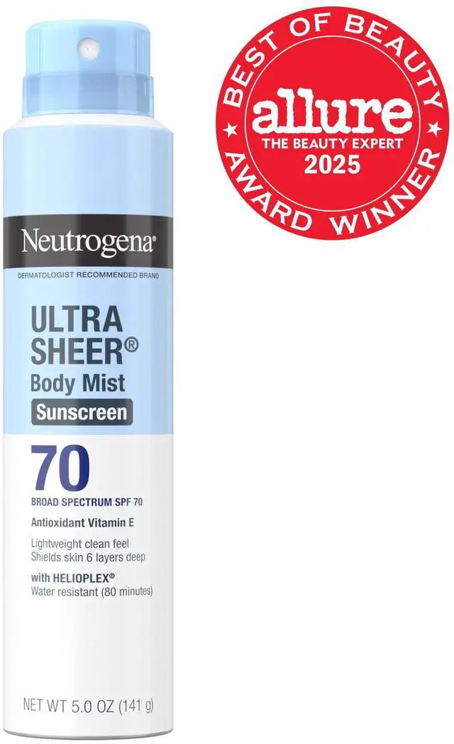 Alt view image 5 of 6 - Neutrogena Ultra Sheer Dry-Touch Sunscreen Spray Broad Spectrum SPF 70, 5 oz
