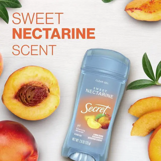 Alt view image 3 of 5 - Secret Fresh Clear Gel Antiperspirant Deodorant, Sweet Nectarine, 2.6 oz