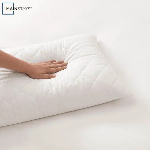 Alt view image 6 of 7 - Mainstays Memory Foam Cluster Bed Pillow, Standard/Queen