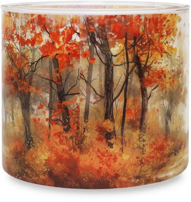 Alt view image 6 of 6 - Mainstays Warm Fall Leaves Scented Candle, 3 Wicks, 13 oz