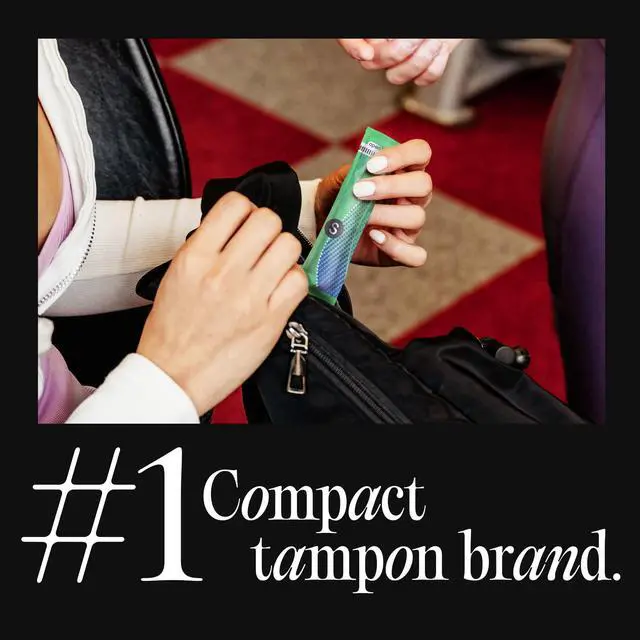 Alt view image 5 of 6 - U by Kotex Click Compact Multipack Tampons, Regular/Super, Unscented, 45 Count